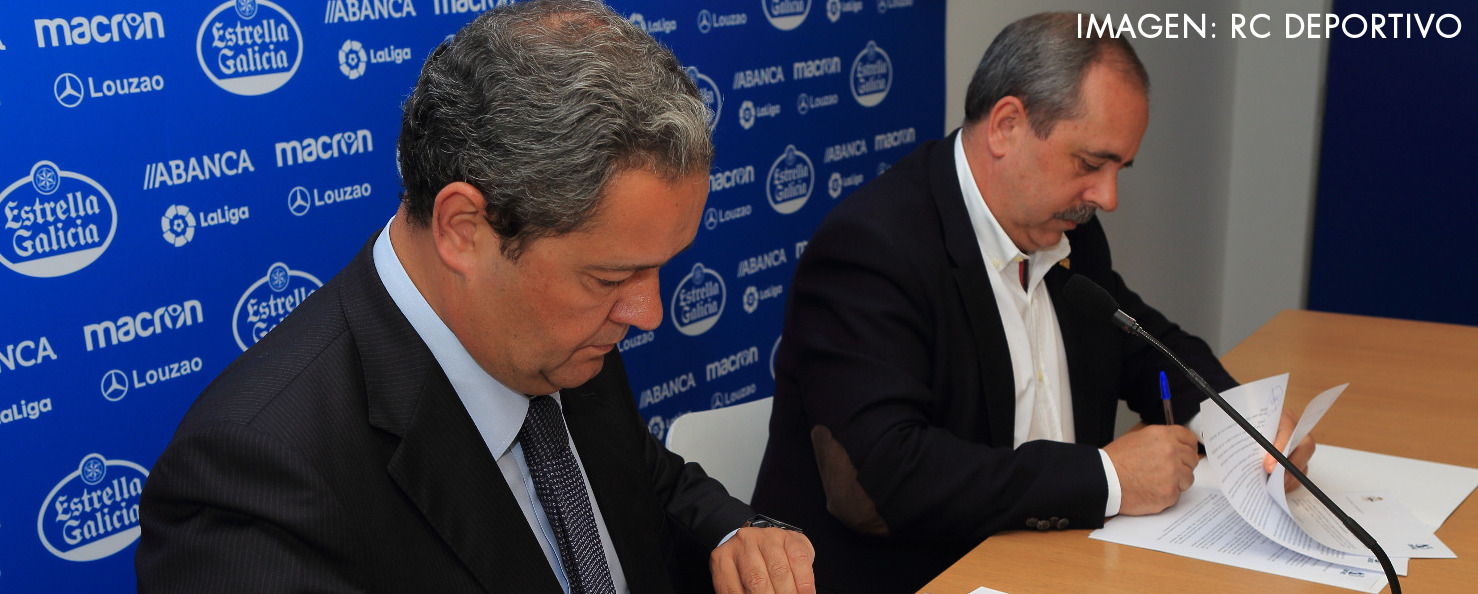 Firmado el convenio entre clubes AFAC y el RC Deportivo