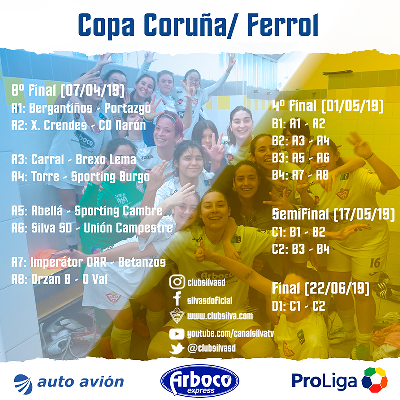 Las #GuerrerasSilvistas tomarán parte de la copa de Coruña/Ferrol