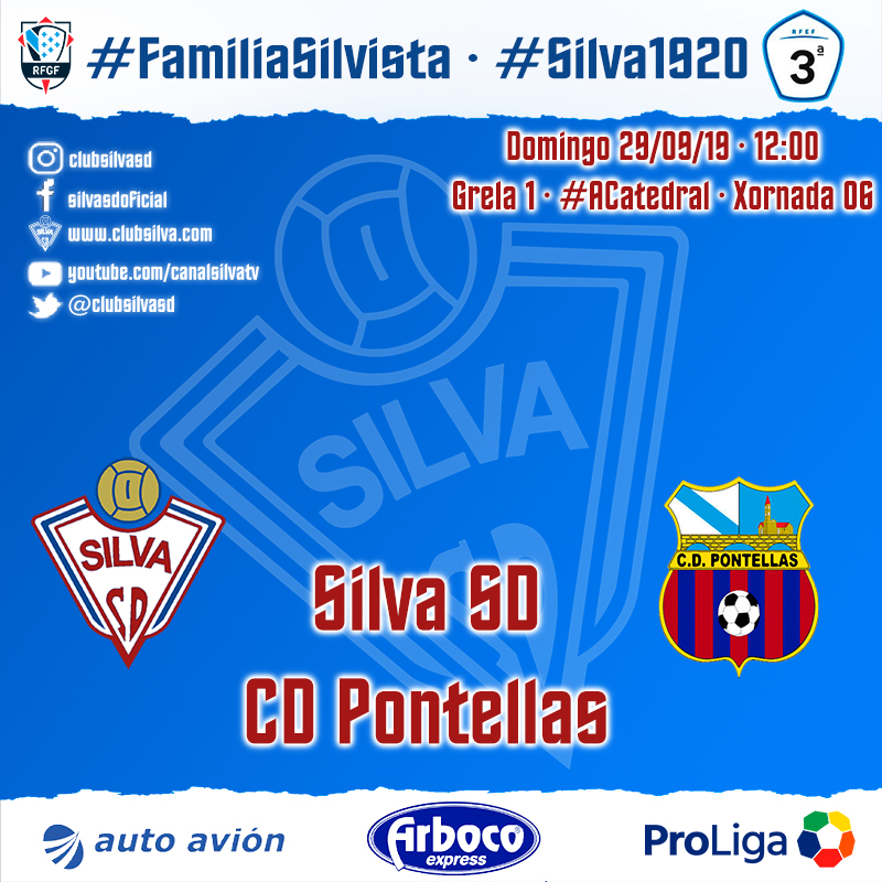 Horario jornada 06: Silva SD – CD Pontellas