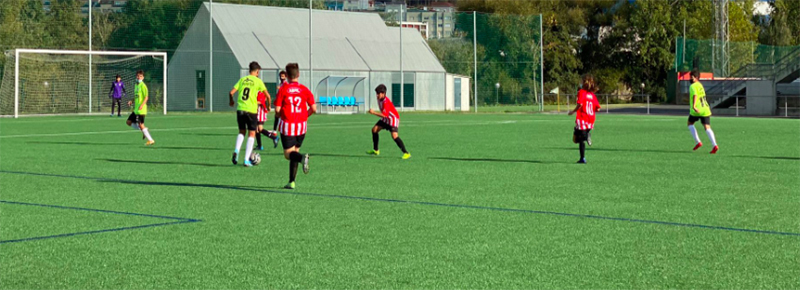 Primer amistoso arrollador del Infantil A ante Atlético Arteixo B (0-5)