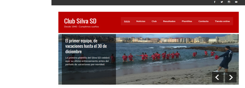 El Silva SD estrena un nuevo diseño de su portal web oficial