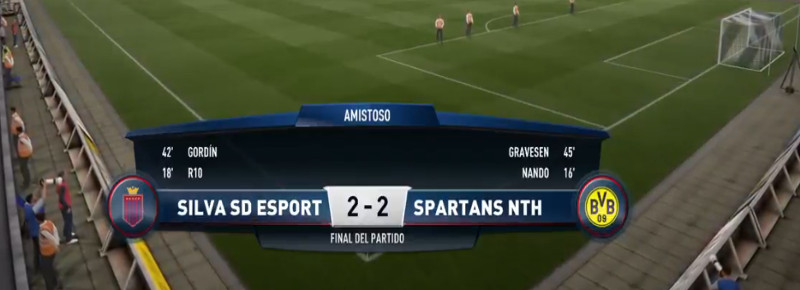 Primer empate del Silva SD eSports ante Northerly Spartans (2-2)